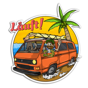 Läuft! - Aufkleber