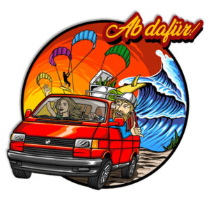 Ab dafür! - Aufkleber