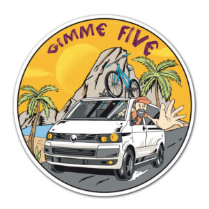 Gimme Five - Aufkleber