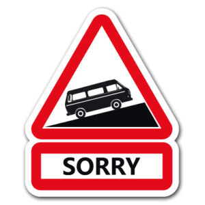 Sorry - Aufkleber
