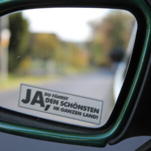 Spieglein, Spieglein ... - Aufkleber