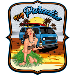 My Paradise - Aufkleber