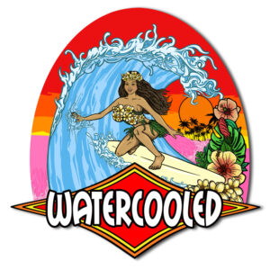 Watercooled - Aufkleber