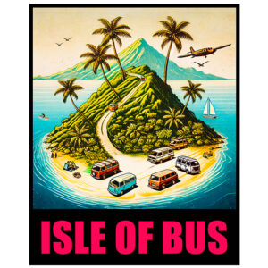 Isle of Bus - Aufkleber