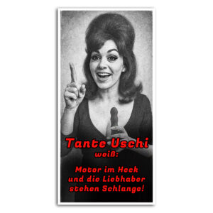 Tante Uschi weiß - Aufkleber