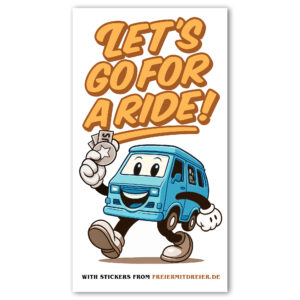 Let's Go For A Ride! - Aufkleber
