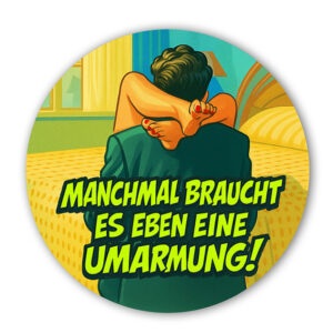 Umarmung - Aufkleber